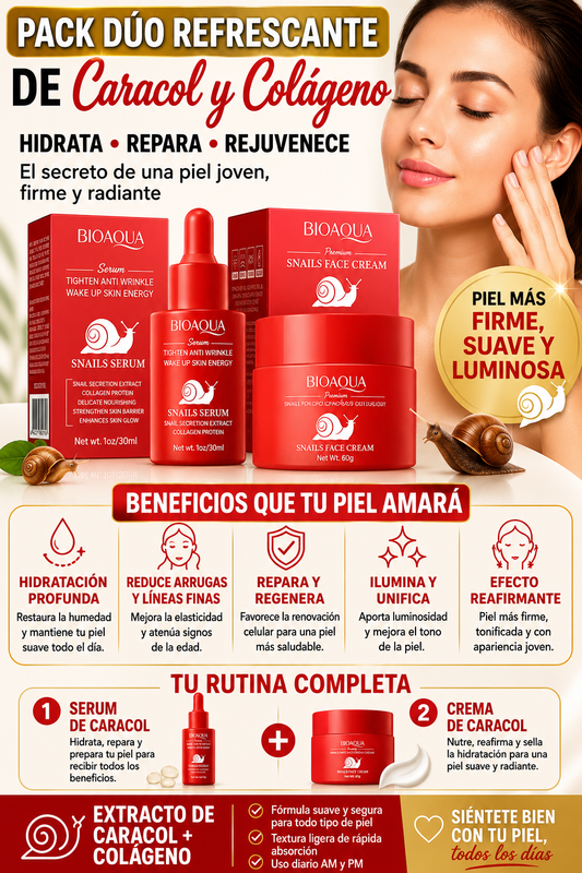 Pack Antiedad Bioaqua Sérum+ Crema