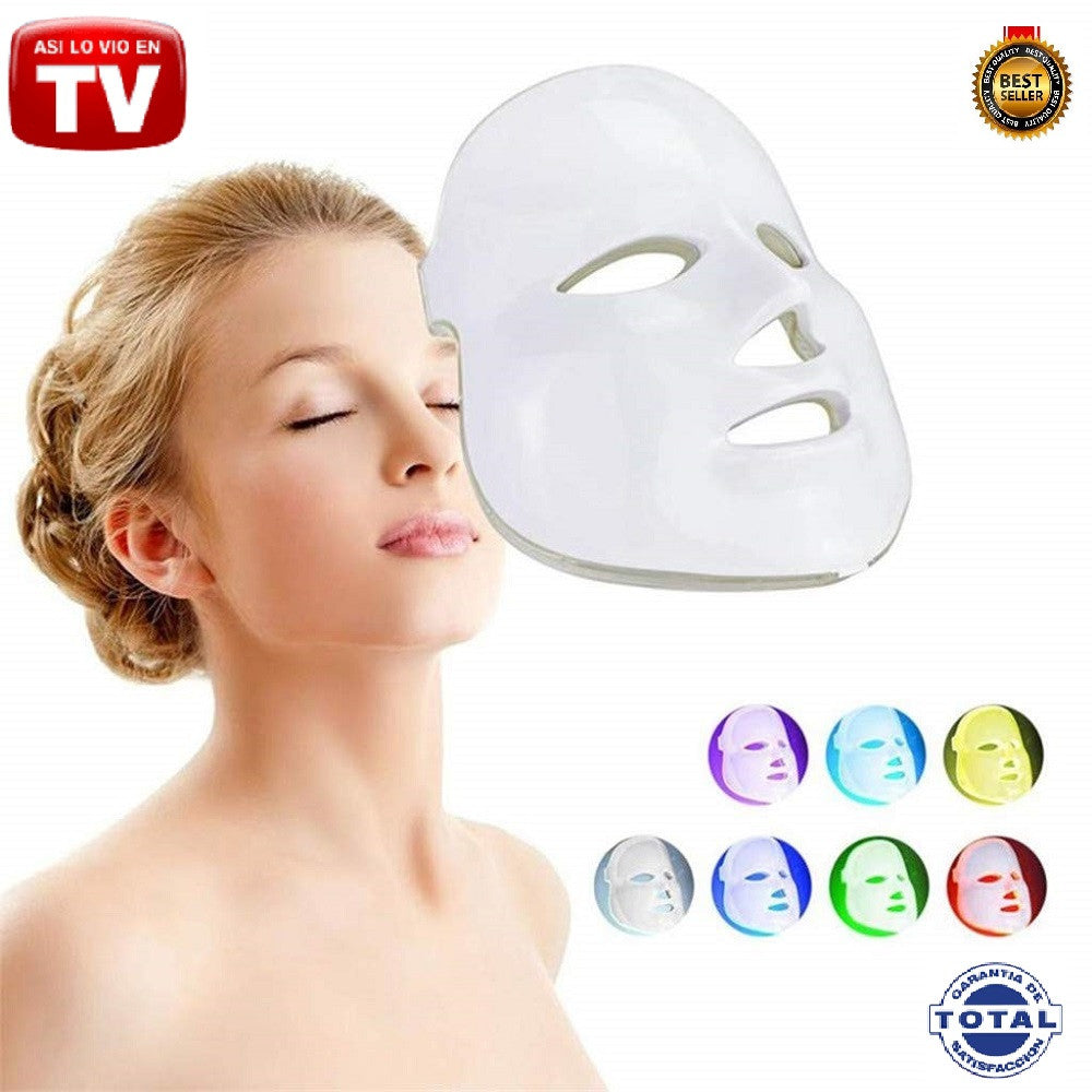 Máscara LED de Rejuvenecimiento Facial Unisex