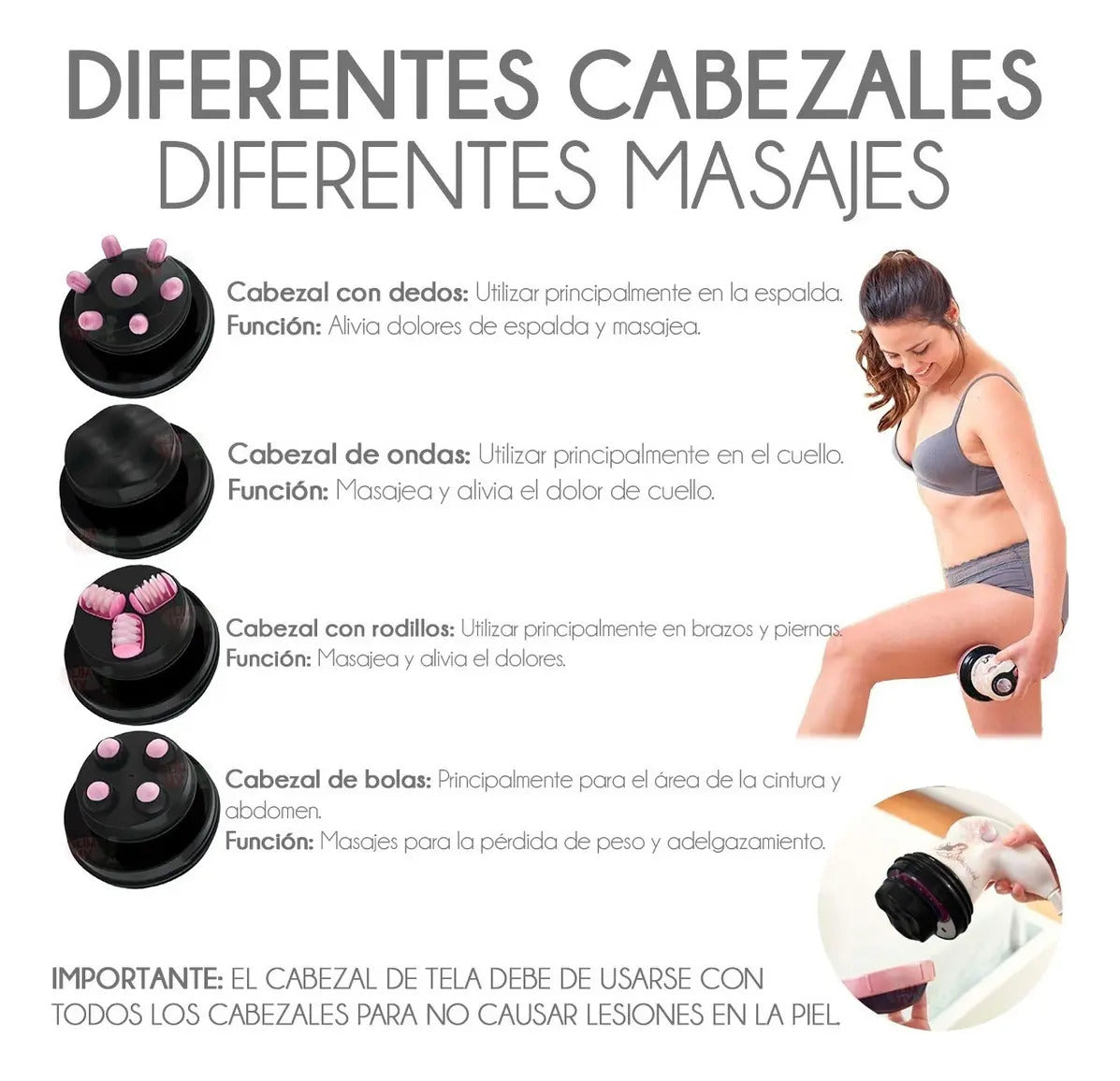 Masajeador corporal con infrarrojo