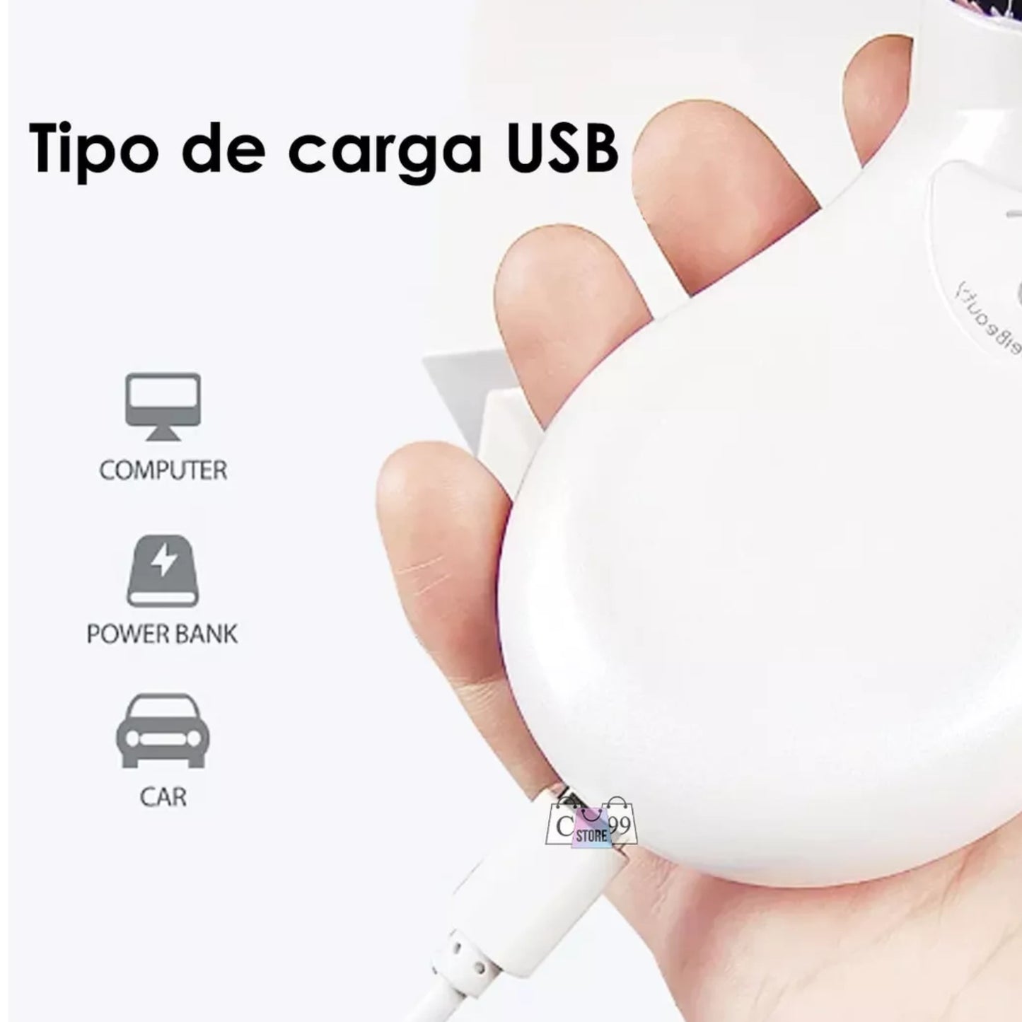 Masajeador Facial Microcorriente USB