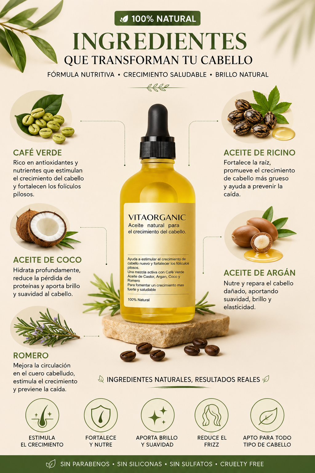 VITAORGANIC - SERUM CAPILAR
