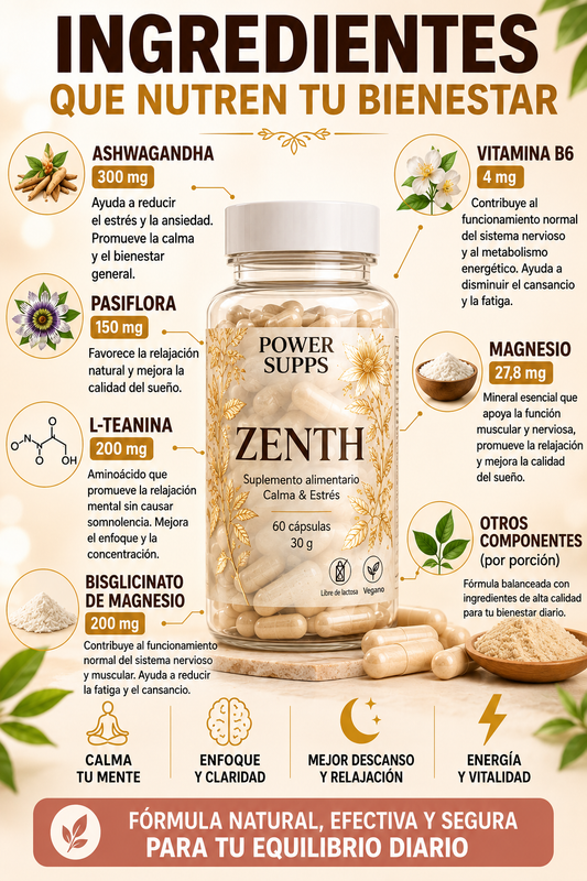 Calma Y Estrés | Ashwagandha + Magnesio